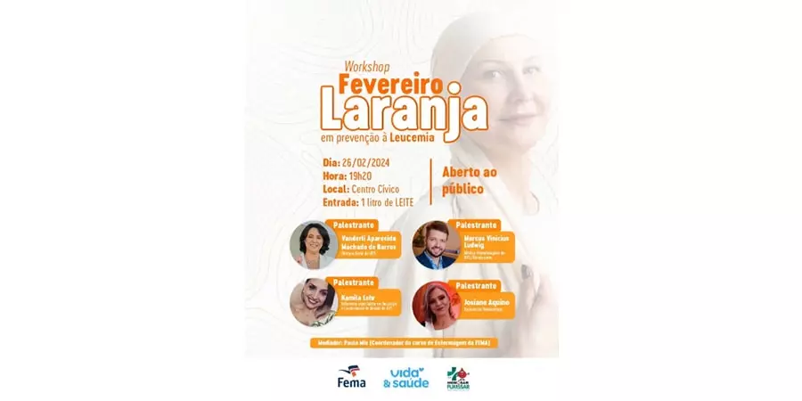 Evento no Vida & Saúde alertará sobre a leucemia